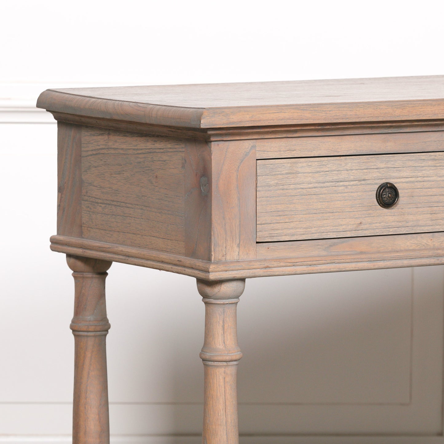 Westbrook Breakfront Console Table – Rustic White Cedar