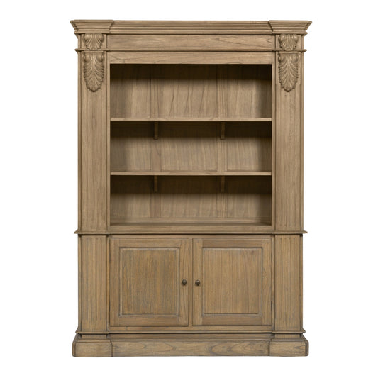 Westbrook Grand Open Bookcase – Rustic White Cedar