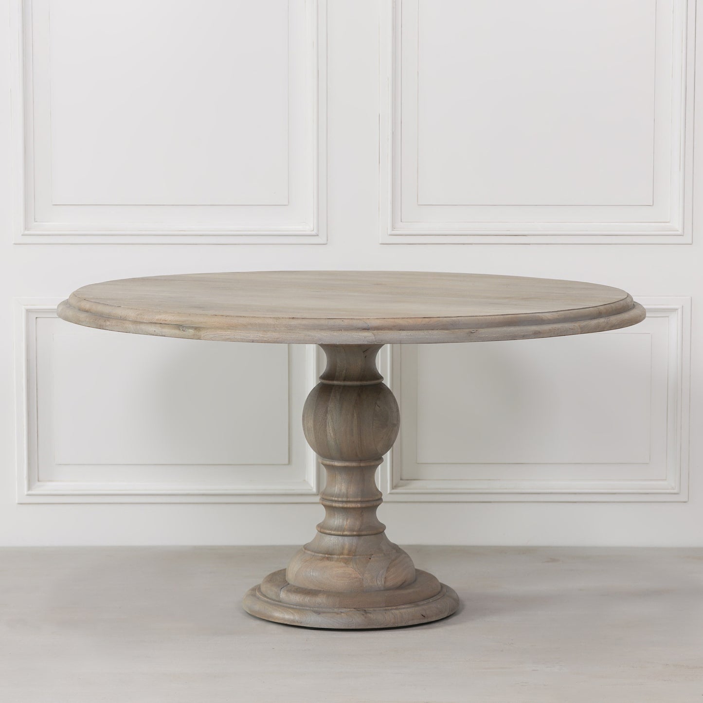 Beaumont Round Dining Table 147cm – Rustic Mango Wood