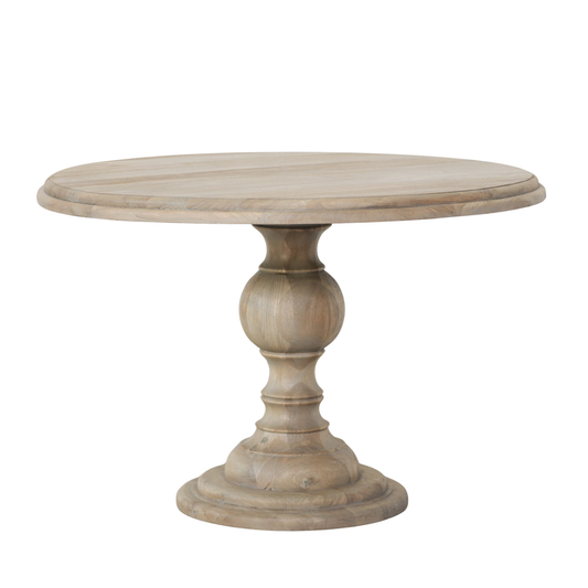 Beaumont Round Dining Table 120cm – Rustic Mango Wood