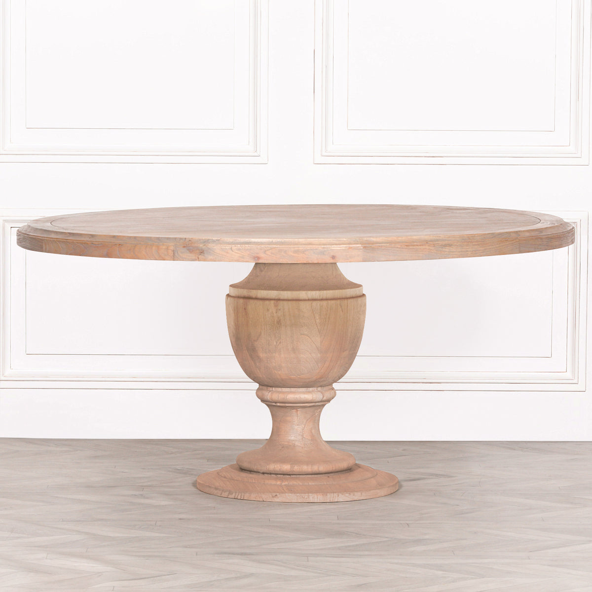 Hatherleigh Round Dining Table 162cm – Rustic Mango Wood